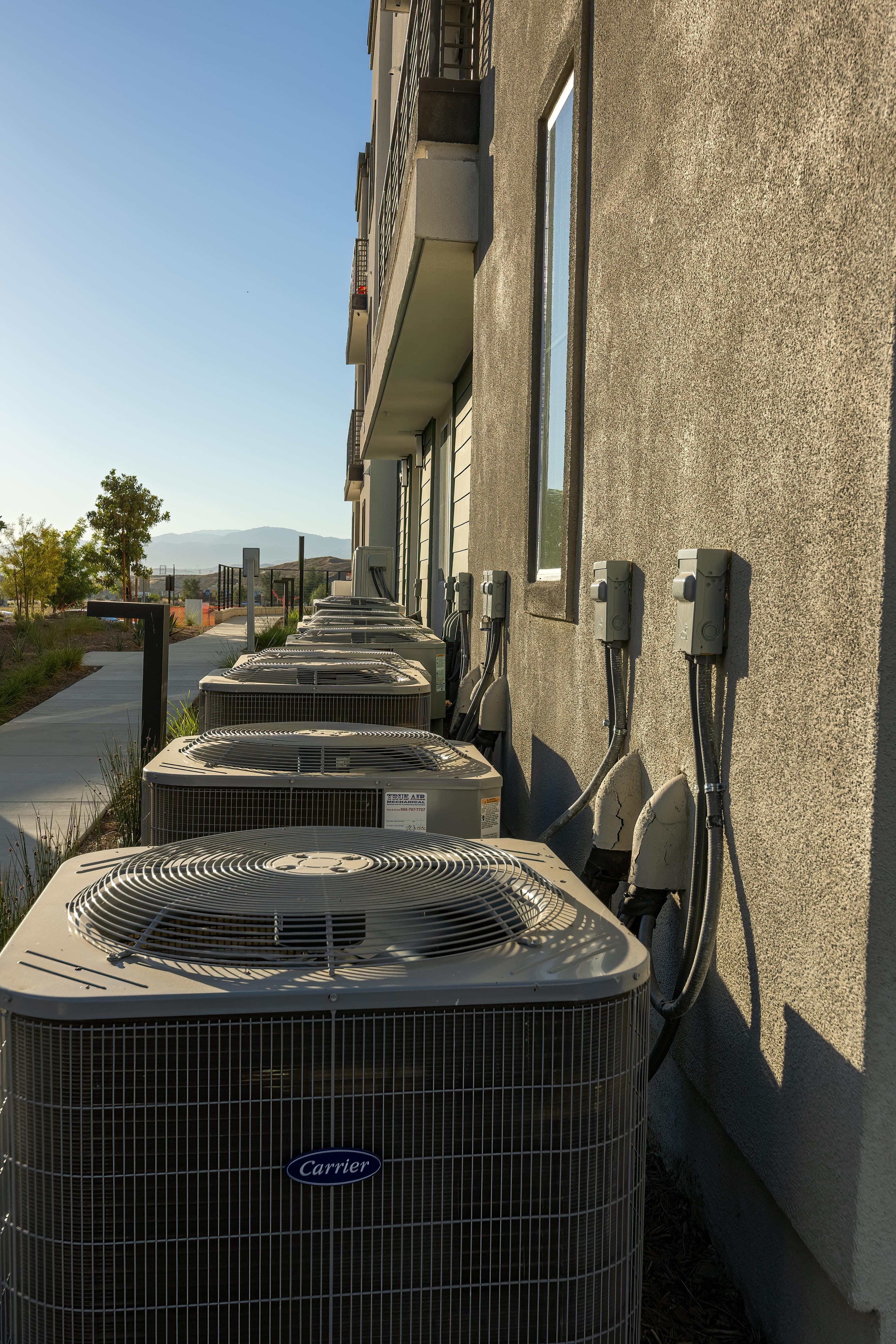 Outdoor condenser units